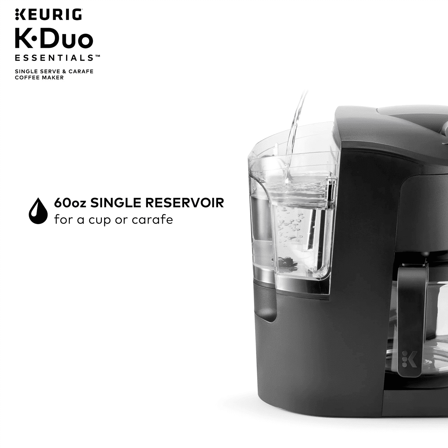 Keurig K-Duo Essentials Carafe Coffee Maker - Black – Image 4