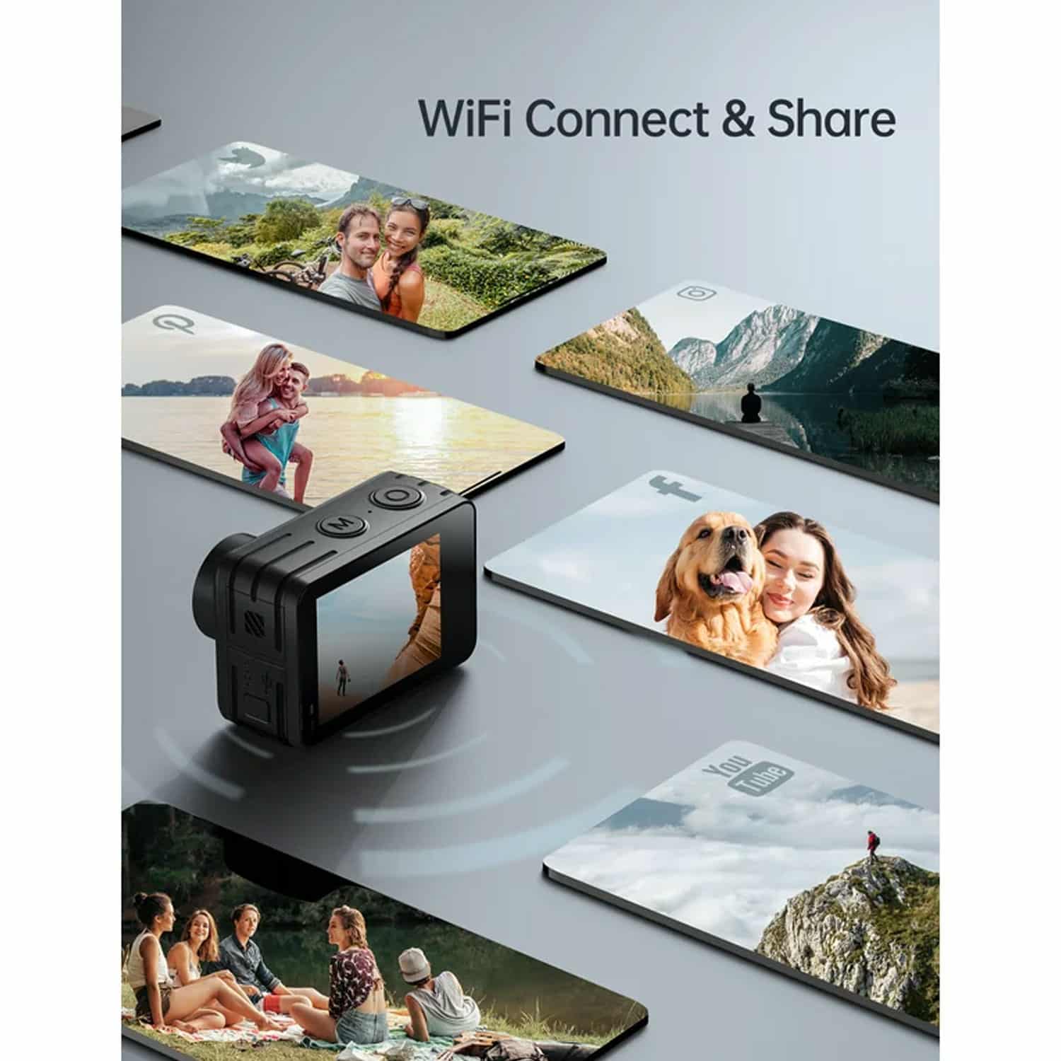 WOLFANG GA420 Action Camera 4K 60FPS 24MP – Image 3